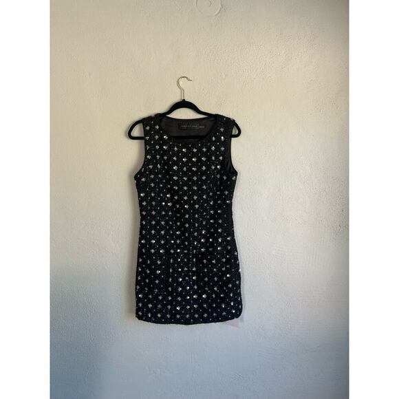 Anthropologie Endless Rose Premium Floral Embellishment Tweed Mini Dress… - Picture 5 of 13